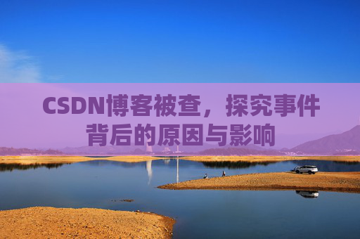 CSDN博客被查,探究事件背后的原因与影响